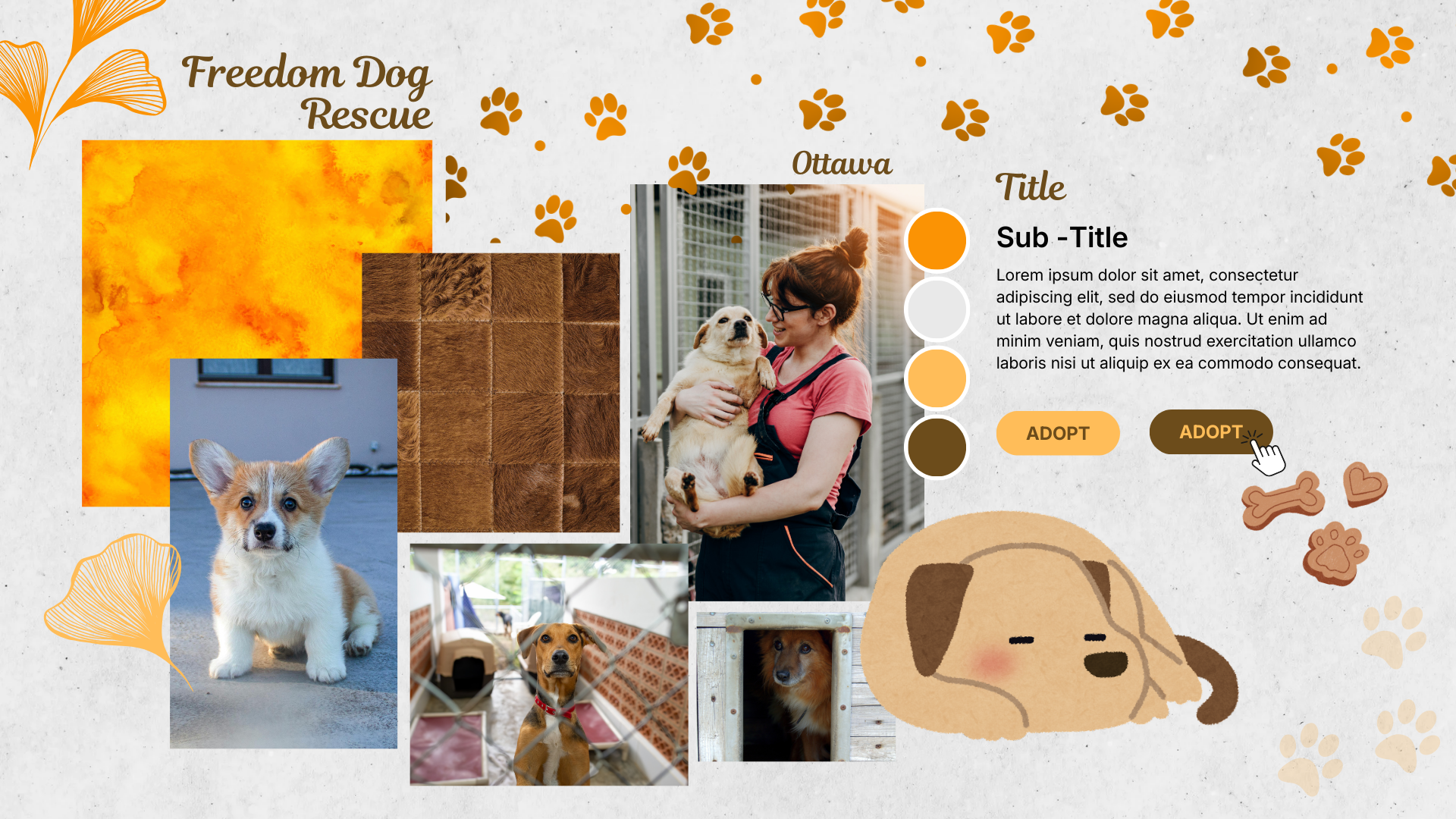 Dog Rescue Moodboard